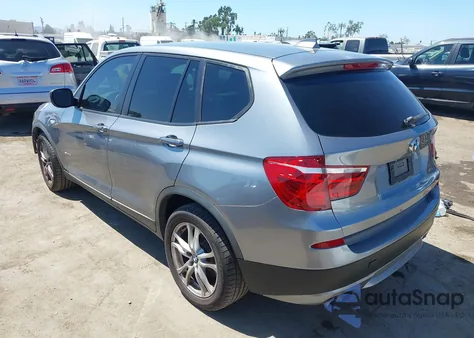 2011 BMW X3 xDrive28I z USA, uszkodzony, nr VIN 5UXWX5C52BL702265